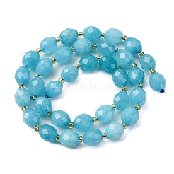 Natürliche weiße Jade perlen Stränge&nbsp;G-D305-B01-01B