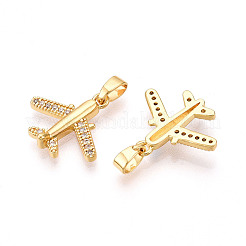 Ottone micro spianare pendenti zirconi&nbsp;KK-T070-82G