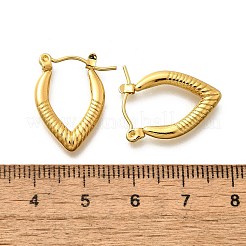 Boucles d'oreilles créoles en acier inoxydable 304 pour femmes&nbsp;EJEW-L296-063G