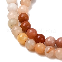 Hebras naturales de perlas de jade de myanmar&nbsp;G-RM250101-C25