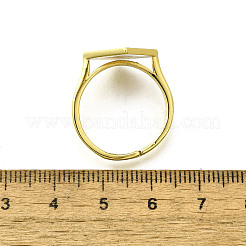 Anelli regolabili in ottone smaltato per donna&nbsp;RJEW-S399-15G