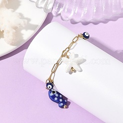 Bracciali con catene a graffetta in acciaio inossidabile 304 per donna&nbsp;BJEW-JB14198-01