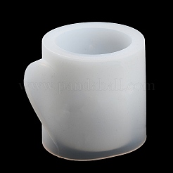 Colonna a tema San Valentino con stampi in silicone per tazze di candele fai-da-te a forma di cuore&nbsp;DIY-G098-02A