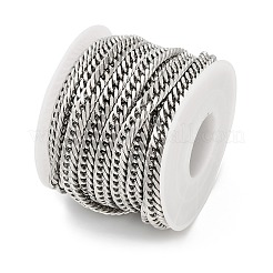 Chaînes à maillons cubains en acier inoxydable chirurgical 316&nbsp;CHS-B010-01D-P