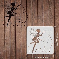 Wiederverwendbare Zeichenschablonen aus Kunststoff&nbsp;DIY-WH0172-326