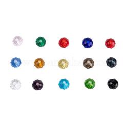 Perle di vetro di colore solido opaco&nbsp;EGLA-X0006-02A-6mm