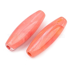 Perles européennes en acrylique opaque&nbsp;OACR-G064-08M