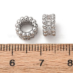 Messing Zirkonia European Beads&nbsp;ZIRC-L105-09P