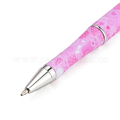 Tema san valentino motivo a cuore in plastica con penna a sfera in ferro&nbsp;FIND-D032-01D