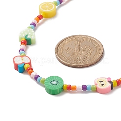 Collana di perline di arancia&nbsp;NJEW-JN04158