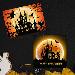 Halloween-Schloss-Stanzschablonen aus Kohlenstoffstahl&nbsp;DIY-WH0309-2408