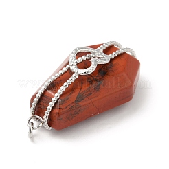 Natürliche rote Jaspis Anhänger&nbsp;G-G870-09P-03