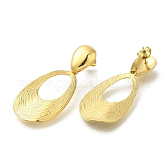 Pendientes de lágrima de acero inoxidable 304 con revestimiento iónico (IP) para mujer&nbsp;EJEW-S227-53G