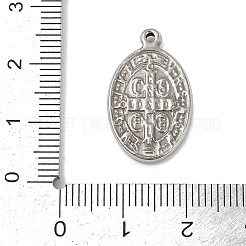 Pendentifs en acier inoxydable 201 anti-ternissement&nbsp;STAS-C057-21P-1