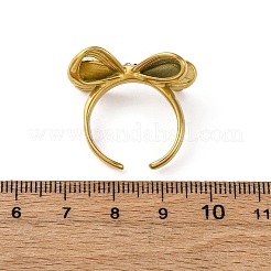 304 Edelstahl mit verstellbaren Manschettenringen aus Strass&nbsp;RJEW-Q020-18G