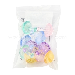 10 Stück leuchtende Pilzanhänger aus Epoxidharz in 5 Farben.&nbsp;RESI-FS0001-99