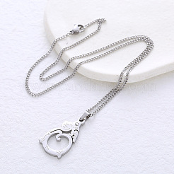Collares minimalistas con colgante en forma de calabaza china hueca de acero inoxidable 304 para mujer.&nbsp;FL9858