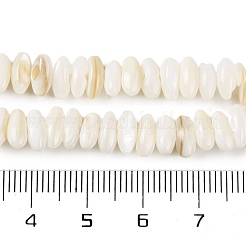 Fili di perline di conchiglia d'acqua dolce con anomalia naturale&nbsp;BSHE-S304-05A