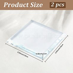 Glasdisplaysockel zur Schmuckpräsentation&nbsp;AJEW-WH20042-53