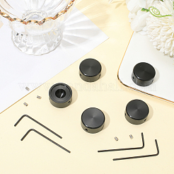 12 Box mit Gitarrenpedalschalterabdeckungen aus Legierung&nbsp;FIND-CN0002-24