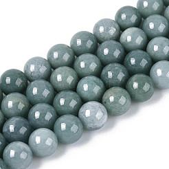 Natürliche jadeite Perlen Stränge&nbsp;G-N353-07C-01