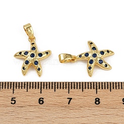 Colgante micropavé cubic zirconia de latón&nbsp;KK-C093-17A-G02