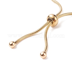 Fabrication de bracelets réglables en acier inoxydable 304 avec placage ionique (IP)&nbsp;STAS-G169-02G