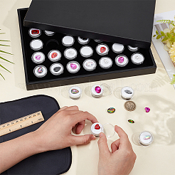 Acryl-Diamant-Edelstein-Präsentationsboxen&nbsp;CON-WH0089-170B