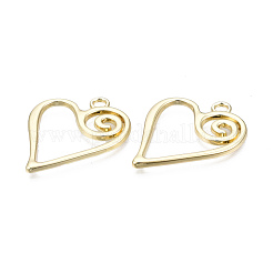 Crémaillère pendentifs en alliage placage&nbsp;PALLOY-T077-79LG-RS