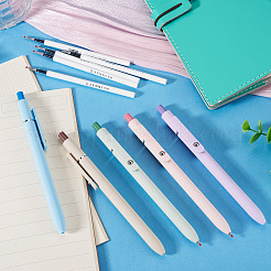 5 stylo gel en plastique&nbsp;AJEW-TA0003-45B