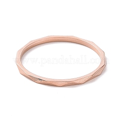 201 Edelstahl-Rhombus-Fingerring für Damen&nbsp;RJEW-I089-52RG