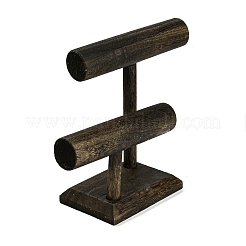 2-stöckiger T-Bar-Armbandständer aus Holz&nbsp;BDIS-F005-02B