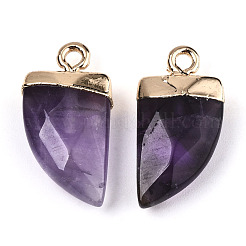 Natürlichen Amethyst Edelsteinanhänger&nbsp;G-N326-57D