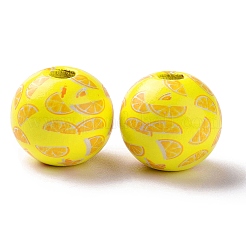Perles européennes en bois de schima&nbsp;WOOD-G015-03D