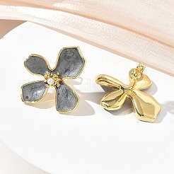 Boucles d'oreilles en laiton émaillé pour femme&nbsp;KK-CBA760A-11G-02