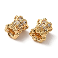 Perles de zircone cubique micro pave en Laiton&nbsp;KK-P239-34G