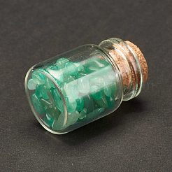 Verre transparent souhaitant une décoration de bouteille&nbsp;DJEW-A001-01A-06