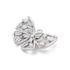Messing Strass Anhänger&nbsp;KK-E973-11P