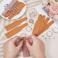 DIY-Sets zur Herstellung von Schlüsselanhängern aus Leder&nbsp;DIY-OC0013-48