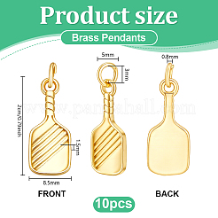 10 pièces pendentifs en laiton&nbsp;KK-PH0015-40G
