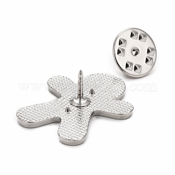 Pin de esmalte de hombre de pan de jengibre de navidad&nbsp;JEWB-G010-16P