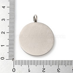 Anlaufgeschützte Anhänger aus 304er Edelstahl&nbsp;STAS-C086-06F-P