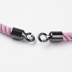 Nylon Twisted Cord Armband machen&nbsp;MAK-K007-B