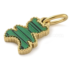 Dijes de oso de malaquita sintética&nbsp;STAS-B075-01G-01