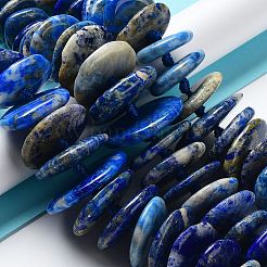 Natürlicher Lapislazuli Perlenstränge&nbsp;G-M406-B01