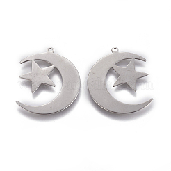 Pendentifs en acier inoxydable 201 résistant au ternissement&nbsp;X-STAS-L234-119P