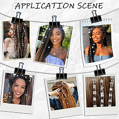 Kit per intrecciare i dreadlocks per capelli in lega fai da te&nbsp;DIY-WH20010-18S