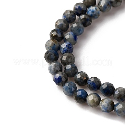 Natürlicher Lapislazuli Perlenstränge&nbsp;G-L629-B01-3mm-04