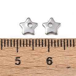 Pendentifs à breloques en forme d'étoile à cinq branches en acier inoxydable 304 résistant au ternissement&nbsp;STAS-Q171-03
