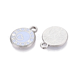 Crémaillère placage pendentifs en émail d'alliage&nbsp;ENAM-N070-01A-03P-03